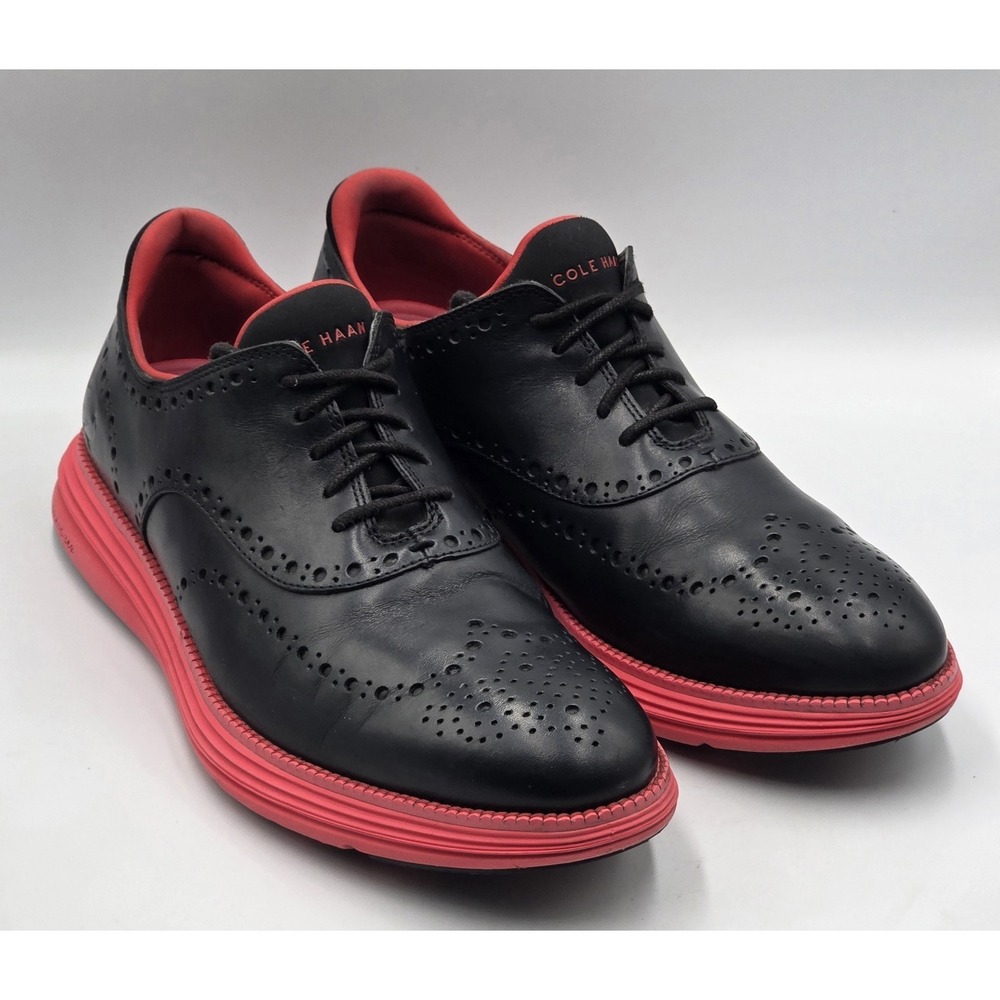Cole Haan x STAPLE OriginalGrand Ultra Wingtip C32516 Mens 10.5M Black Pink